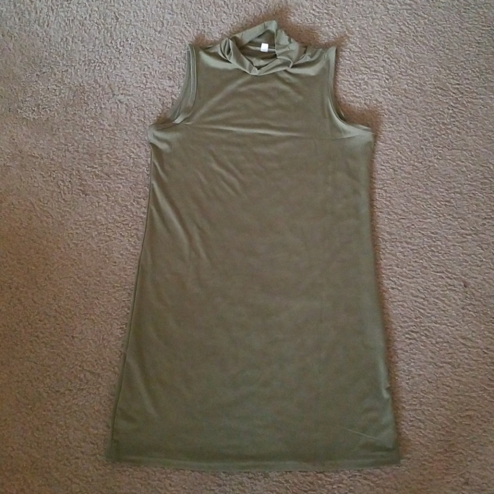 Army green dress NWOT